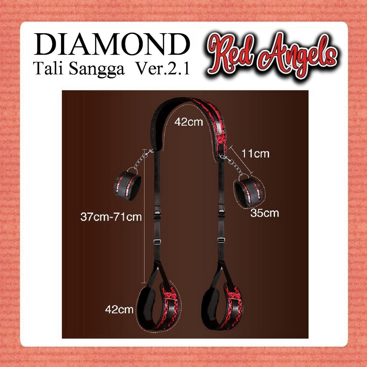 Midnight Diamond Tali Sangga Ver 2 Leher - Paha - Tangan Premium