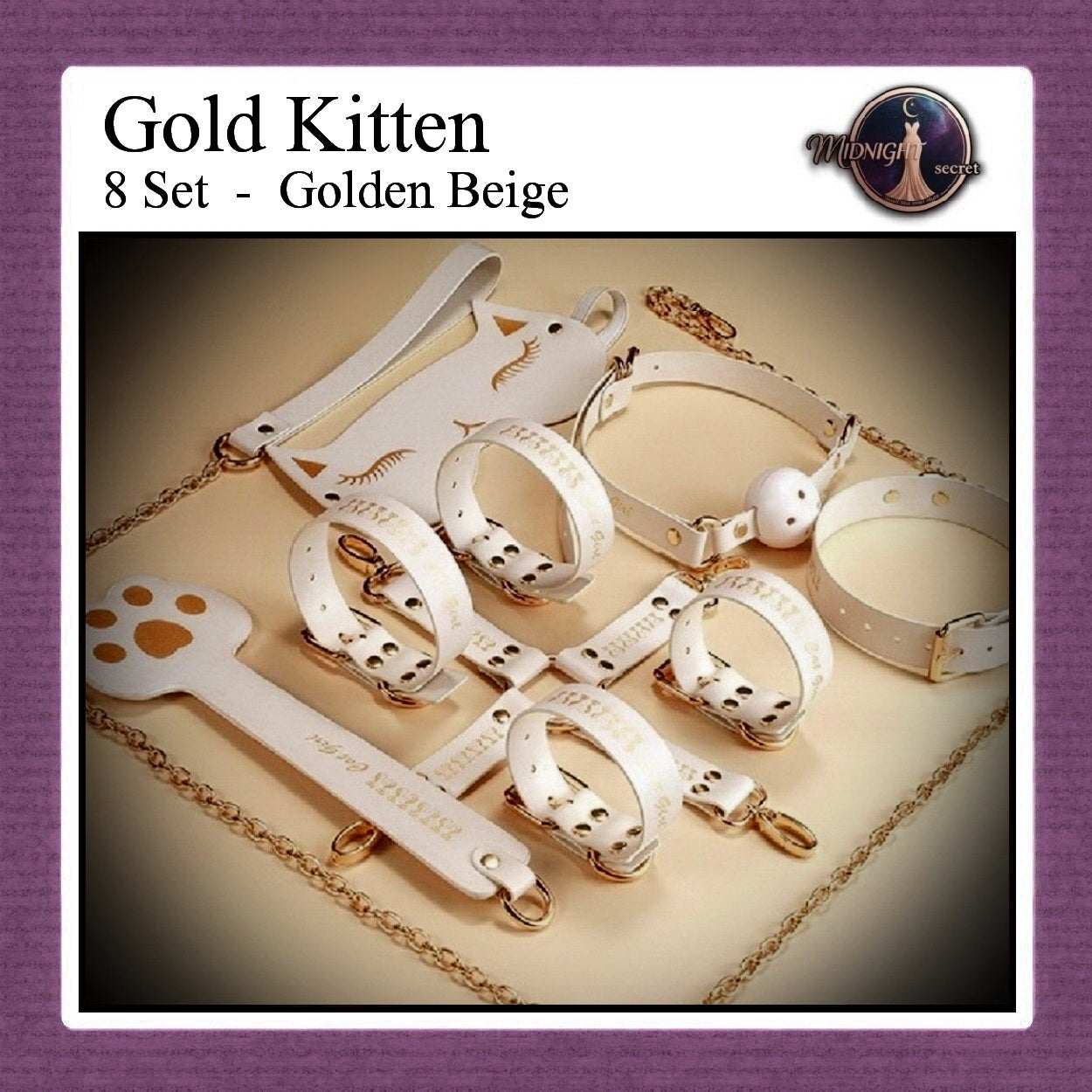 Midnight Set Premium BDSM Fashion Toys Golden CAT