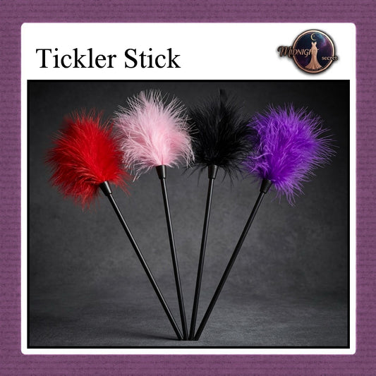 Midnight Tickler Stick - Soft Fur Stick - Aksesoris BDSM