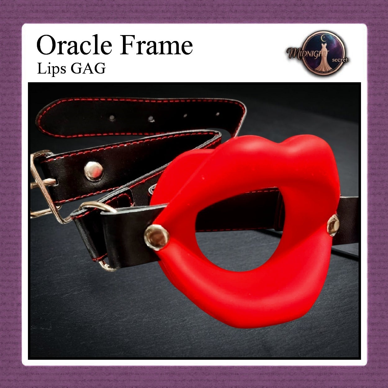 Midnight Mouth GAG - Oracle Frame Lips - Aksesoris BDSM