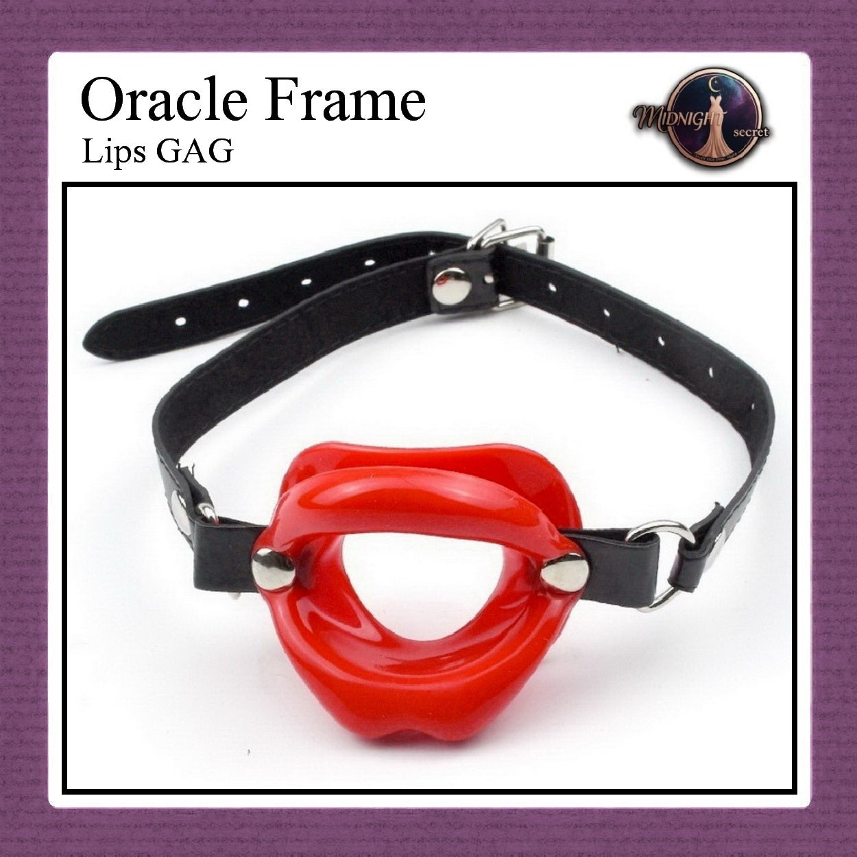 Midnight Mouth GAG - Oracle Frame Lips - Aksesoris BDSM