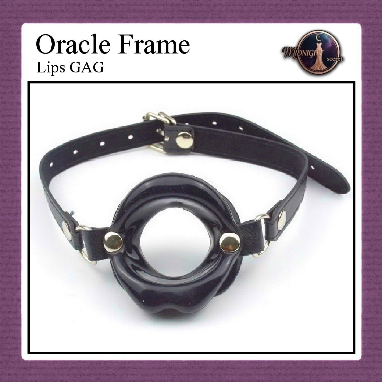Midnight Mouth GAG - Oracle Frame Lips - Aksesoris BDSM