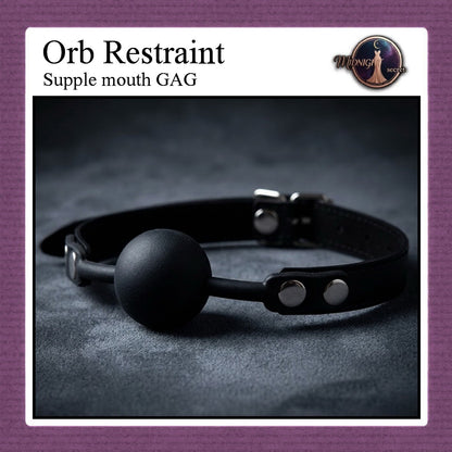 Midnight Mouth GAG - Supple Orb Restraint RBR - Aksesoris BDSM