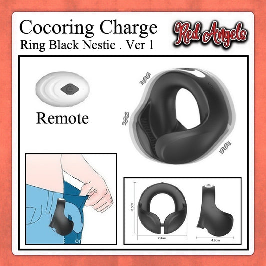 Red Angels Vibrator Nestie Cock Ring Charge Ver 1