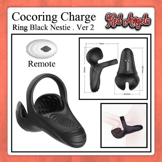 Red Angels Vibrator Nestie Cock Ring Charge Ver 2