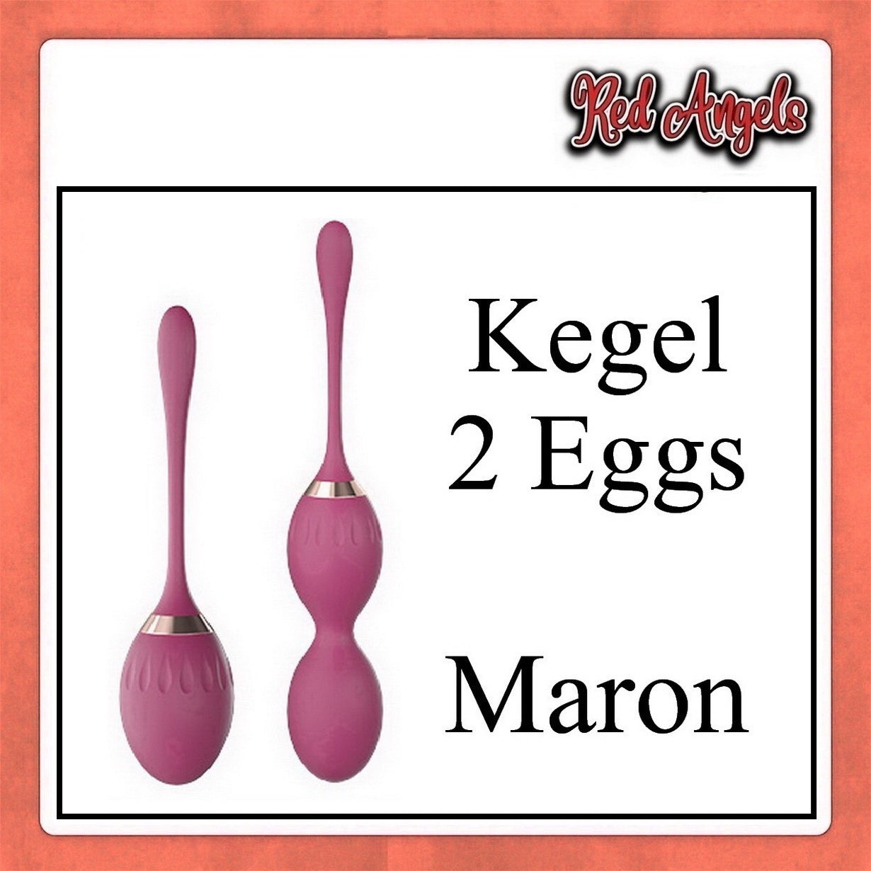 Red Angels Kegel Eggs Set 2 Ball 4 Warna