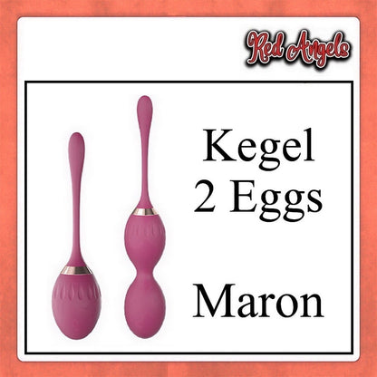 Red Angels Kegel Eggs Set 2 Ball 4 Warna