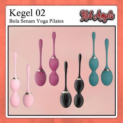 Red Angels Kegel Eggs Set 2 Ball 4 Warna