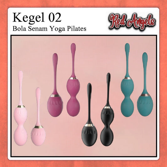 Red Angels Kegel Eggs Set 2 Ball 4 Warna