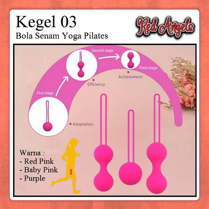 Red Angels Kegel Balls Set 3 Ball