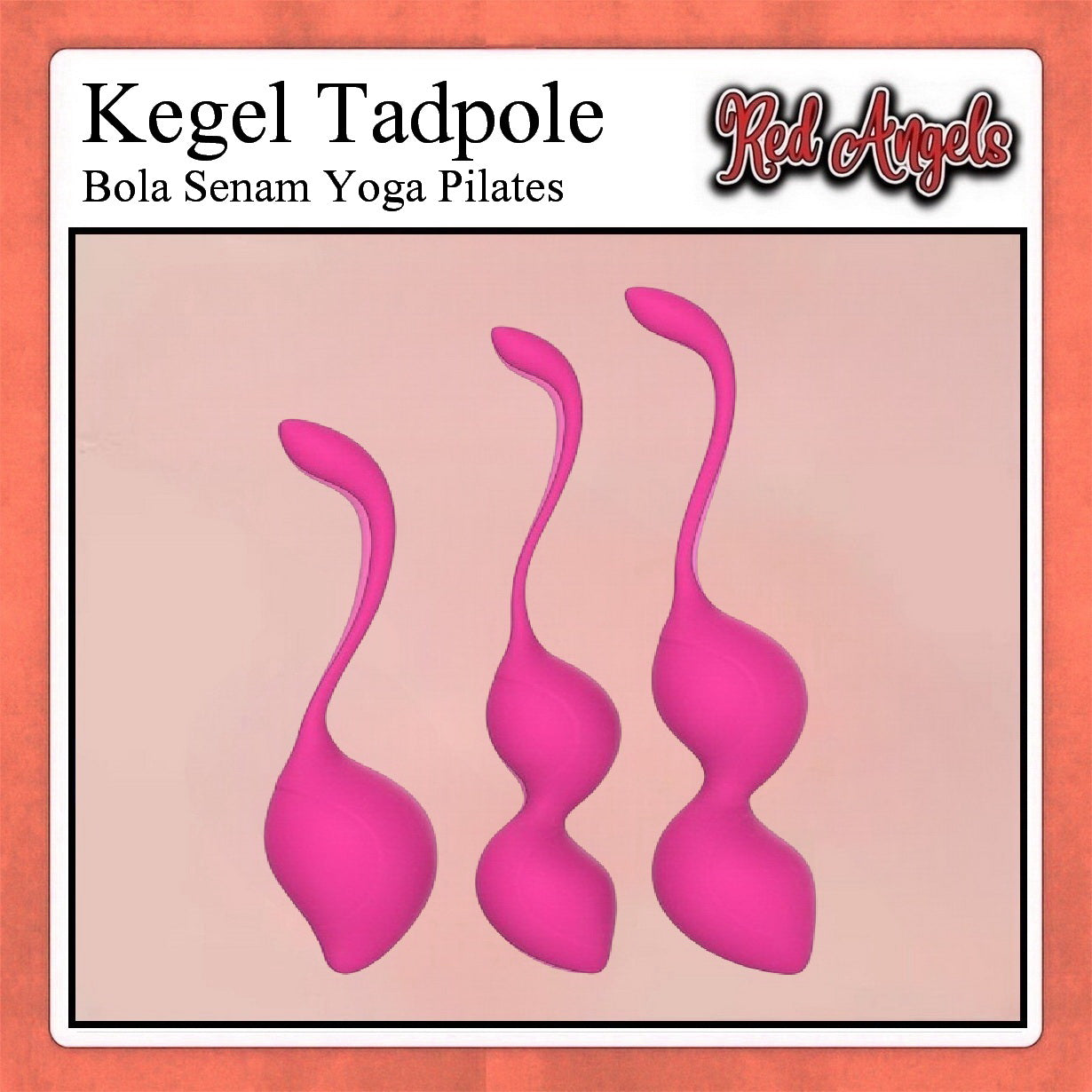 Red Angels Kegel Cebong Set 3 Bola Cebong