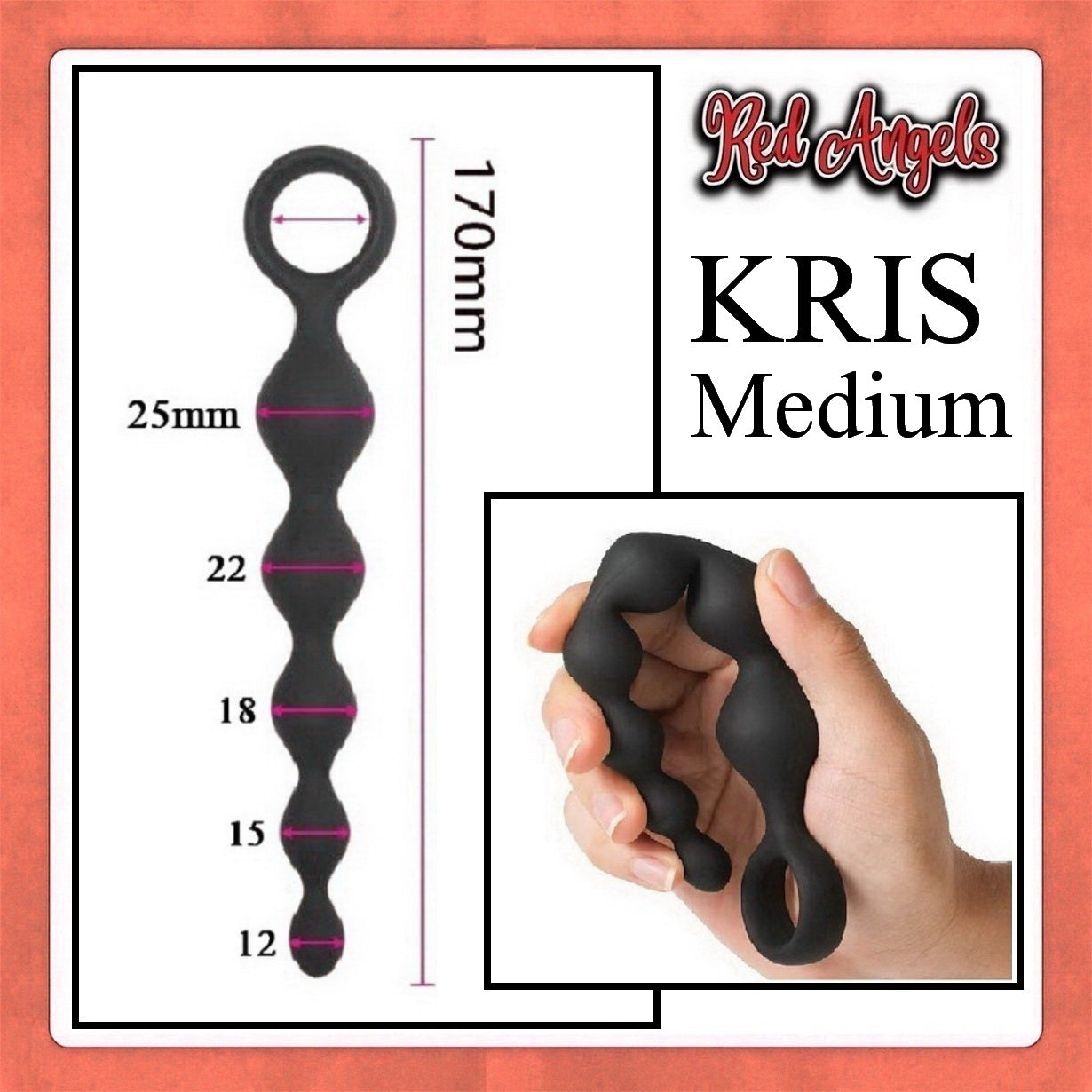 Red Angels Kris Plug Anal 3 Varian Long Medium Short