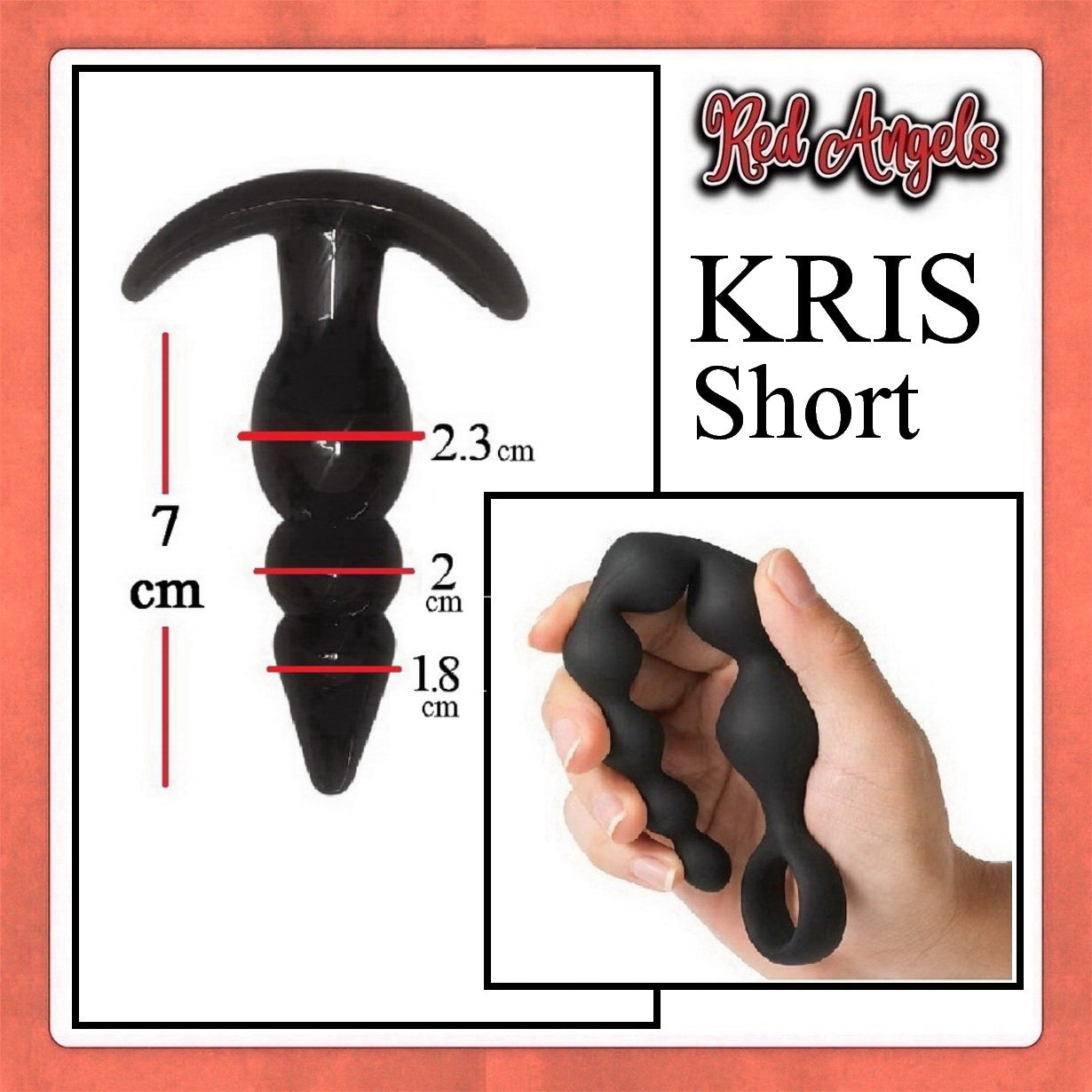 Red Angels Kris Plug Anal 3 Varian Long Medium Short