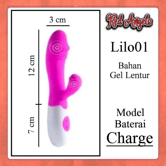 Red Angels Vibrator Lilo 1 Charge Silicon