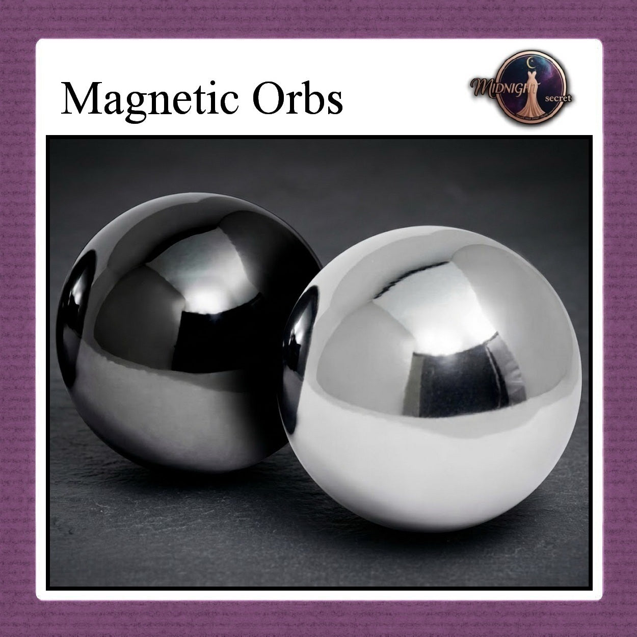 Midnight Magnetic Orbs - Sepasang Bola Magnet Stimulasi Kejut