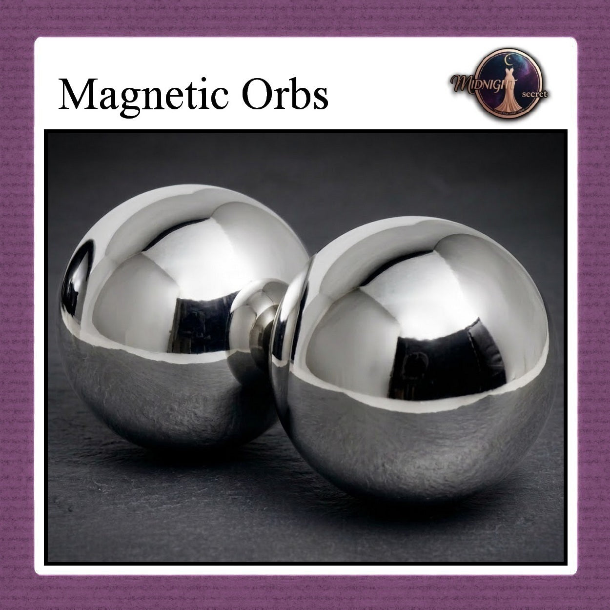 Midnight Magnetic Orbs - Sepasang Bola Magnet Stimulasi Kejut