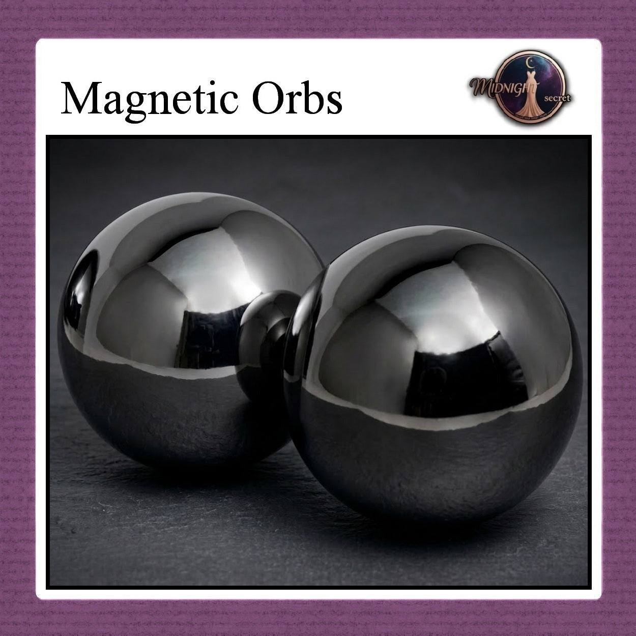 Midnight Magnetic Orbs - Sepasang Bola Magnet Stimulasi Kejut