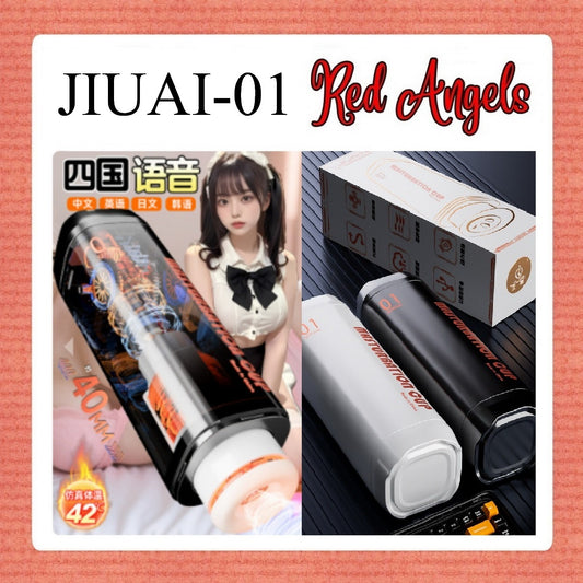 Red Angels Male Cup Mastubator Automatic Plus Charge JIUAI 01