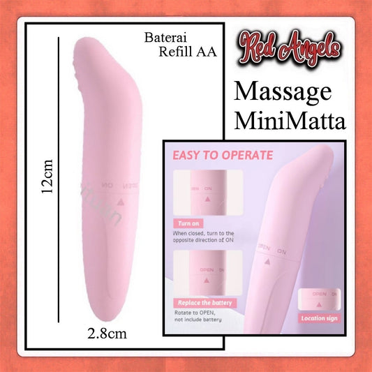 Red Angels Vibrator Mini Loss Mata Massage Refill AAA