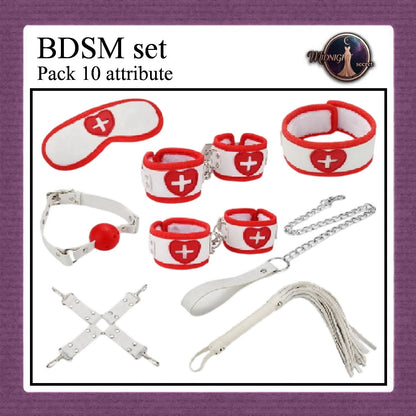 Midnight Set Premium BDSM Fashion Toys Seragam Tema Police Perawat Pramugari Militer