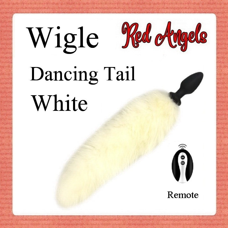 Red Angels Vibrator Plug Remote Plus Ekor White