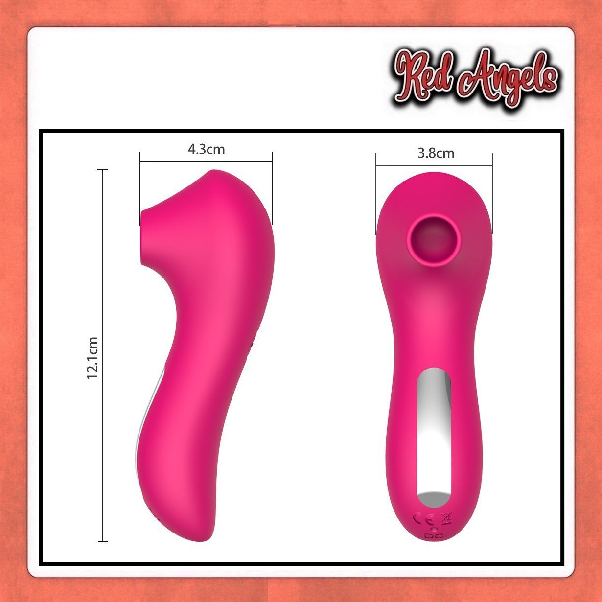 Red Angels Vibrator Wanita Charger Pink Smoocher 07