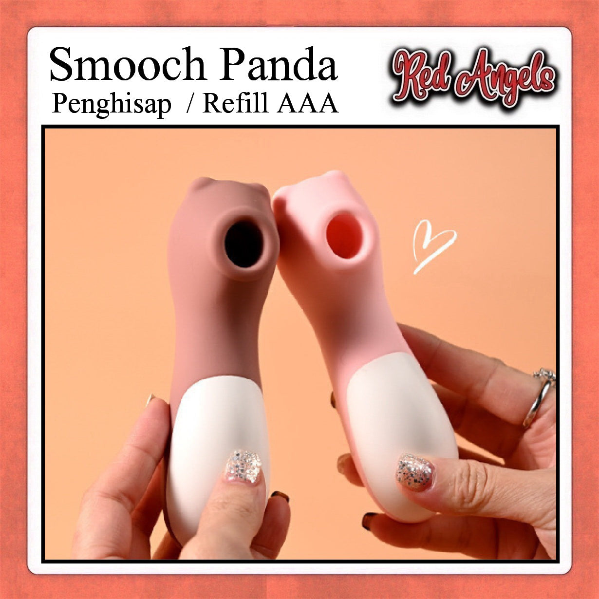 Red Angels Vibrator Smooch Panda Refill AAA