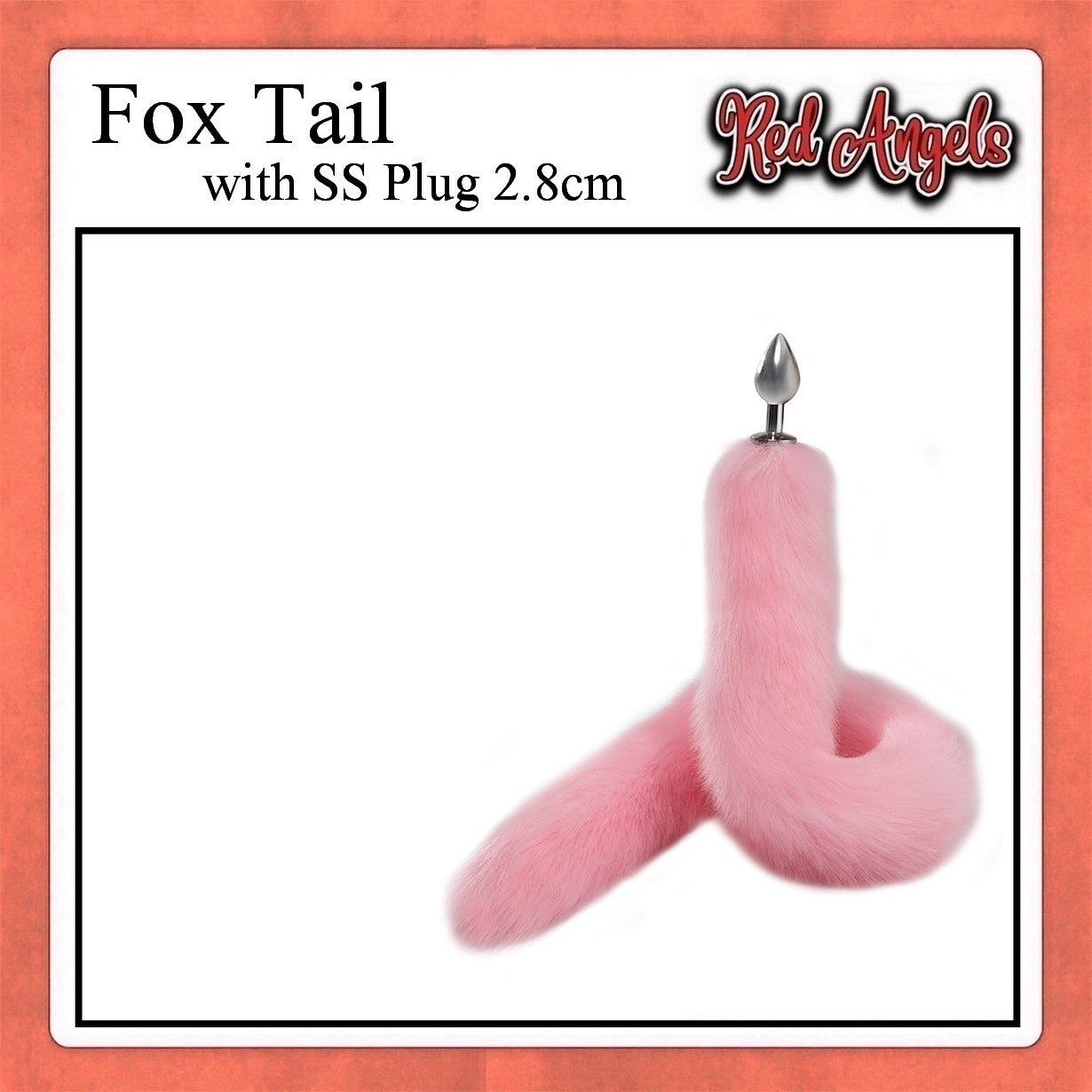 Red Angels Ekor Bulu Plus Plug Anal