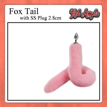 Red Angels Ekor Bulu Plus Plug Anal