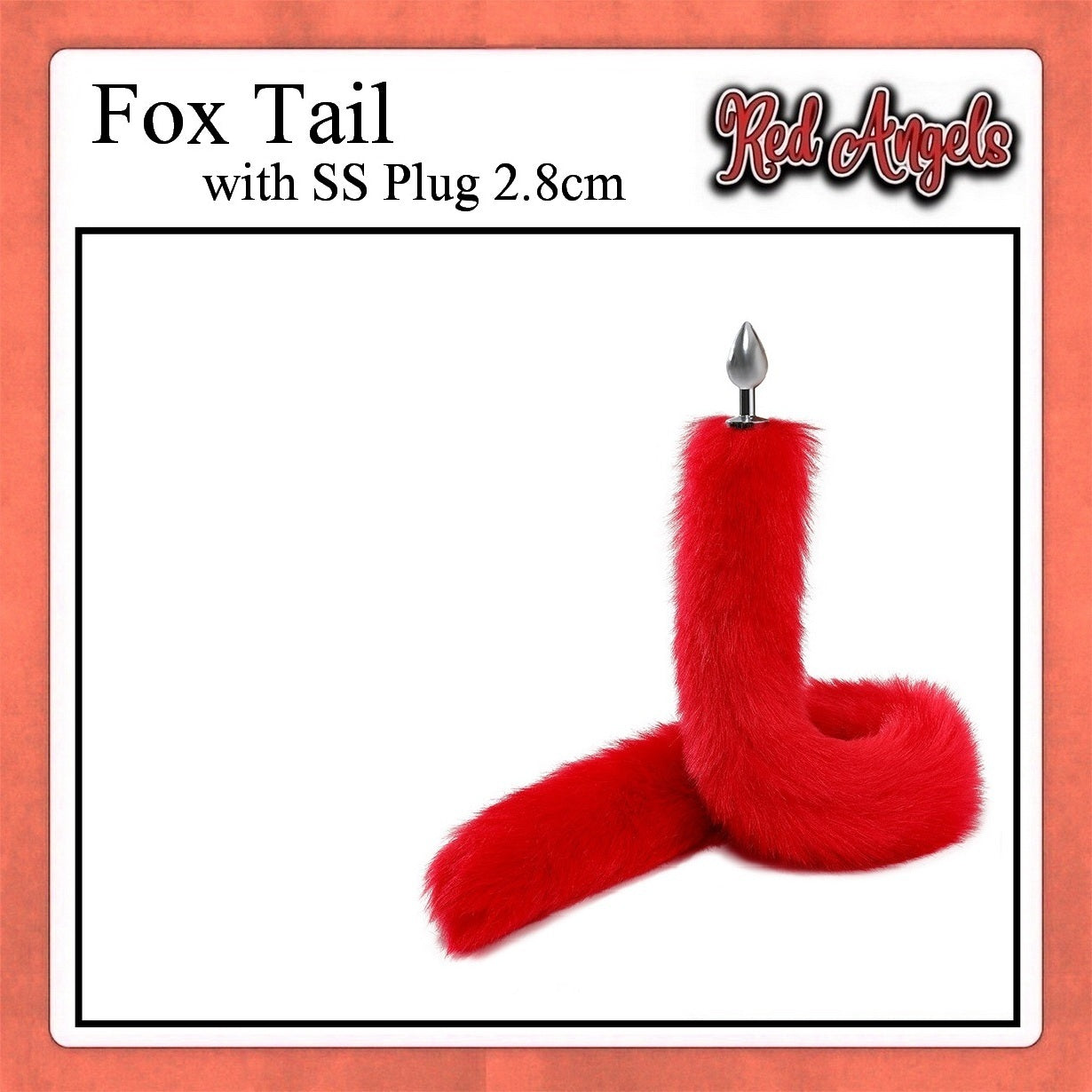 Red Angels Ekor Bulu Plus Plug Anal