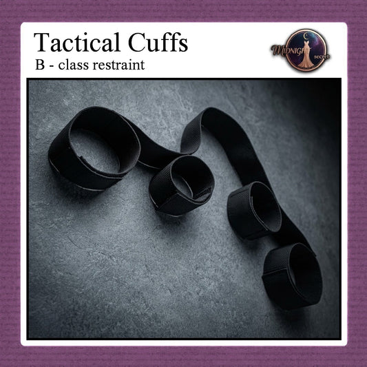 Midnight Tactical Cuffs - B class restraint - Aksesoris BDSM