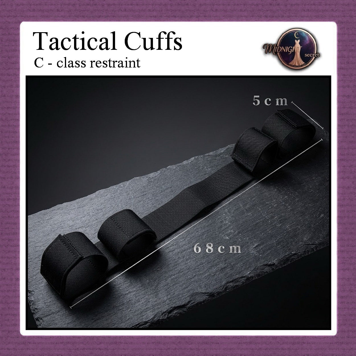Midnight Tactical Cuffs - B class restraint - Aksesoris BDSM