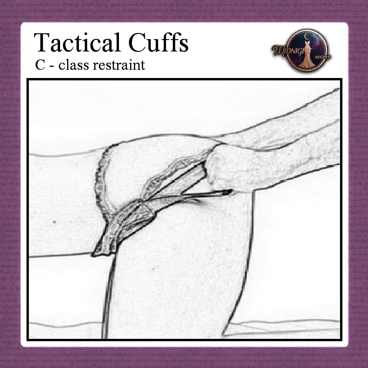 Midnight Tactical Cuffs - C class restraint - Aksesoris BDSM