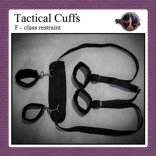 Midnight Tactical Cuffs - F class restraint - Aksesoris BDSM