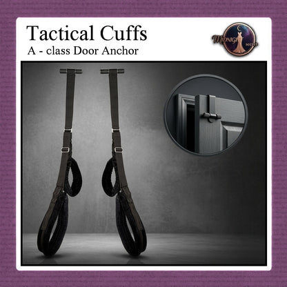 Midnight Tactical Cuffs - Door Anchor System - A class restraint - Aksesoris BDSM Pintu