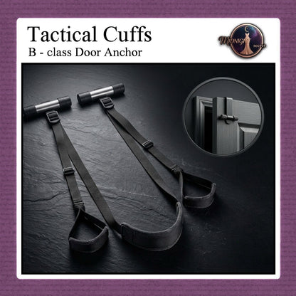 Midnight Tactical Cuffs - Door Anchor System - B class restraint - Aksesoris BDSM Pintu