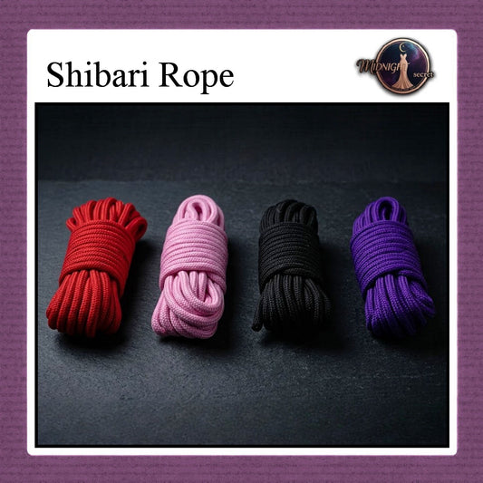 Midnight Shibari Rope - Tali 5 Meter - Lembut & Kuat - Aksesoris BDSM