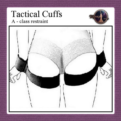 Midnight Tactical Cuffs - A class restraint - Aksesoris BDSM