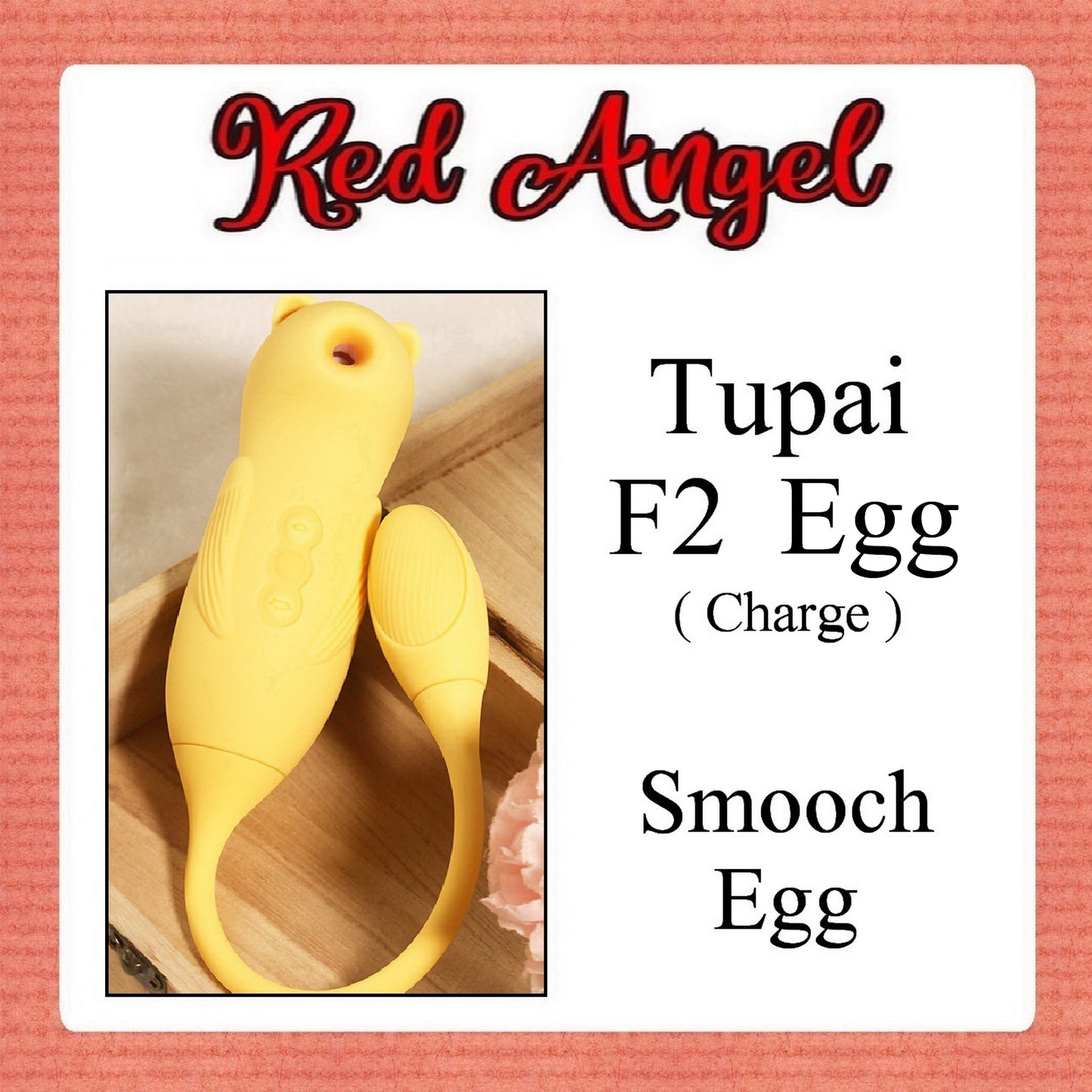 Red Angels VIbrator Tupai F2 EGG Yellow Charger Limited Editon