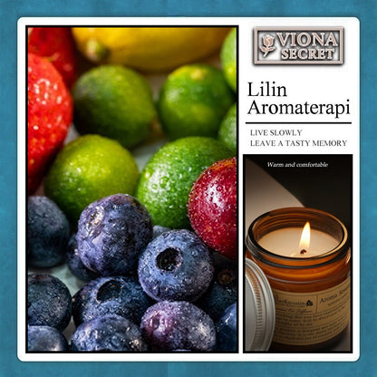Lilin Aromaterapi Scented Candle Romantis , Wax 100gr / Pewangi Ruangan Aroma Relaksasi
