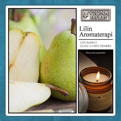 Lilin Aromaterapi Scented Candle Romantis , Wax 100gr / Pewangi Ruangan Aroma Relaksasi