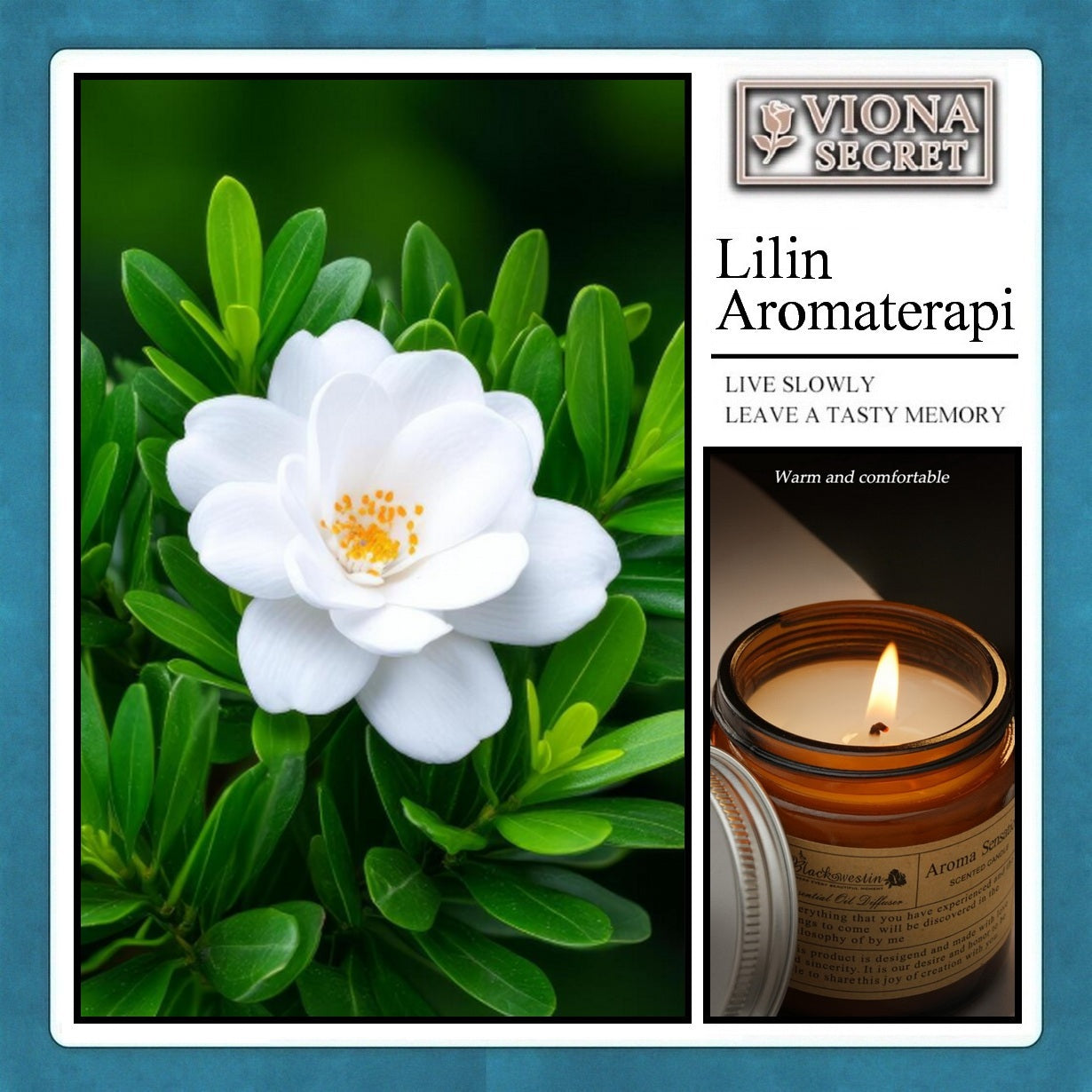 Lilin Aromaterapi Scented Candle Romantis , Wax 100gr / Pewangi Ruangan Aroma Relaksasi