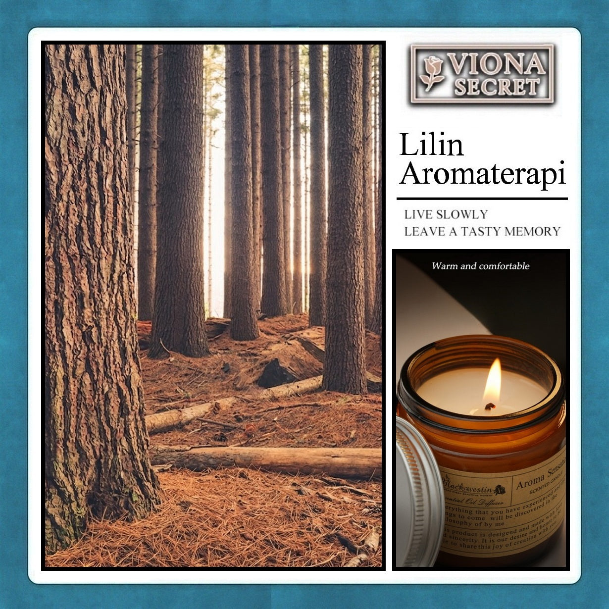 Lilin Aromaterapi Scented Candle Romantis , Wax 100gr / Pewangi Ruangan Aroma Relaksasi