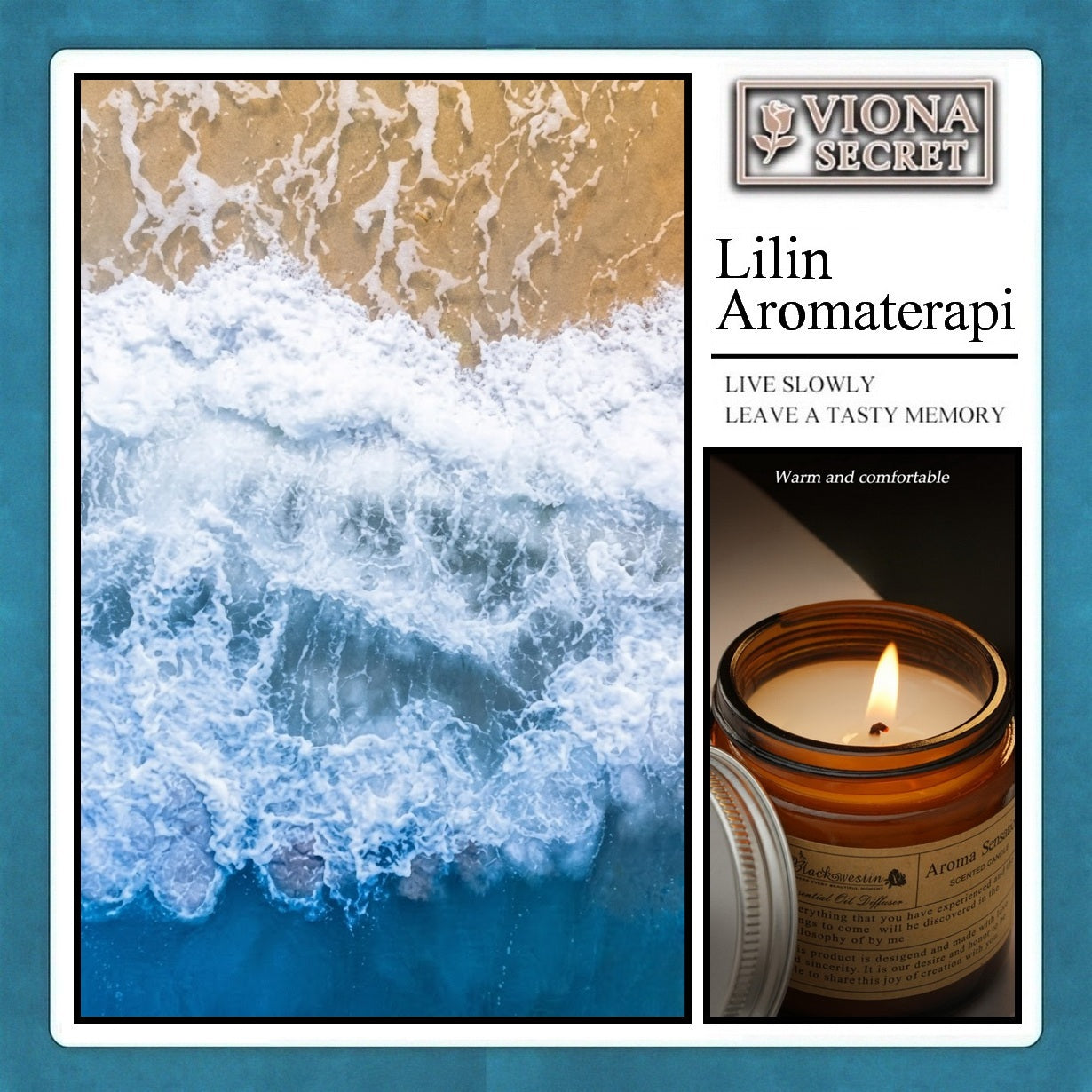 Lilin Aromaterapi Scented Candle Romantis , Wax 100gr / Pewangi Ruangan Aroma Relaksasi