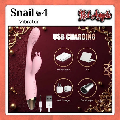 Red Angels Vibrator Snail 4 Charge
