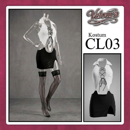 Veloura Pakaian Wanita Setelan Atas Bawah Baju Kostum Lingerie - CL03
