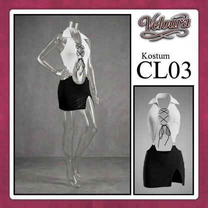 Veloura Pakaian Wanita Setelan Atas Bawah Baju Kostum Lingerie - CL03